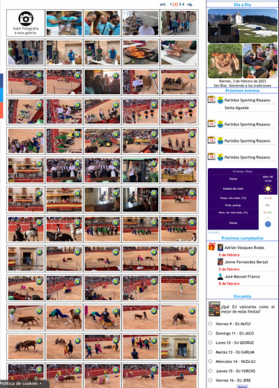 245 Fotos del Mi�rcoles de Fiestas correspondientes a la corrida de pe�as