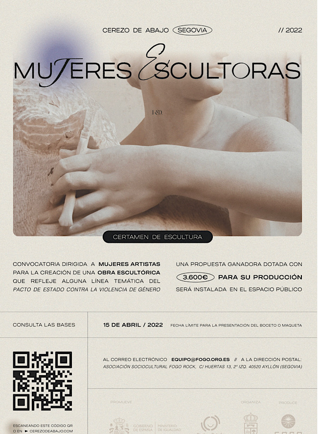 El jurado del primer certamen `MUJERES ESCULTORAS� de <h3 class='enlacePalabraNoticia'>Cerezo de Abajo</h3> otorga el premio a Luc�a Blanco Gonz�lez