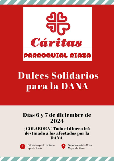 Dulces Solidarios para la Dana (caritas)