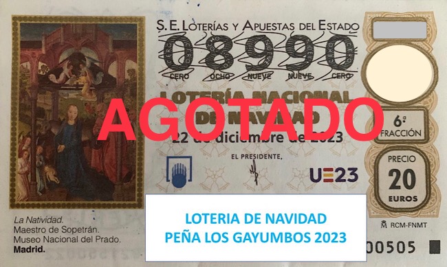 Agotado el 08.990, cada ao se termina antes