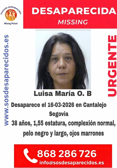 Preocupaci�n en Cantalejo por la desaparici�n de una vecina de 38 a�os